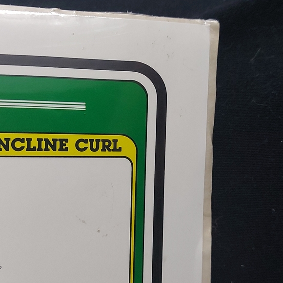 1984 Vintage Bruce Algra Arm Workout Fitness Chart Series 16" x 11". - Picture 5 of 5